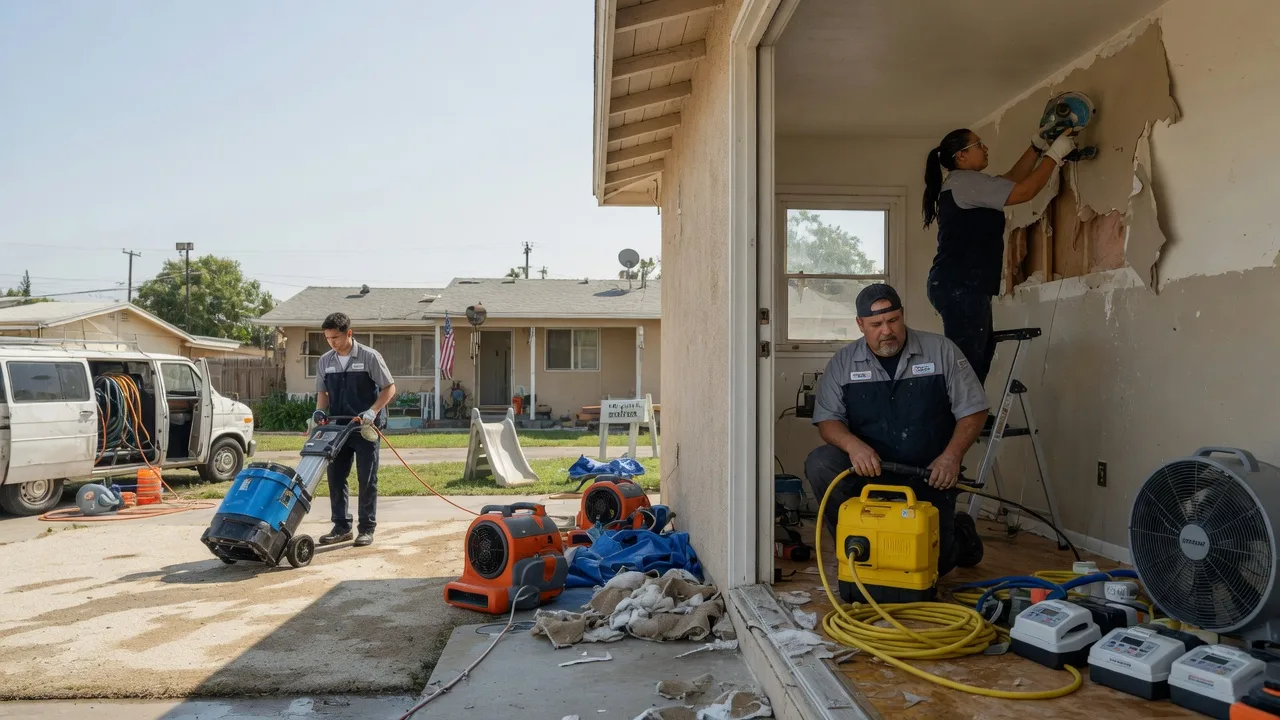 Water Damage Restoration in Lindsay, CA near me